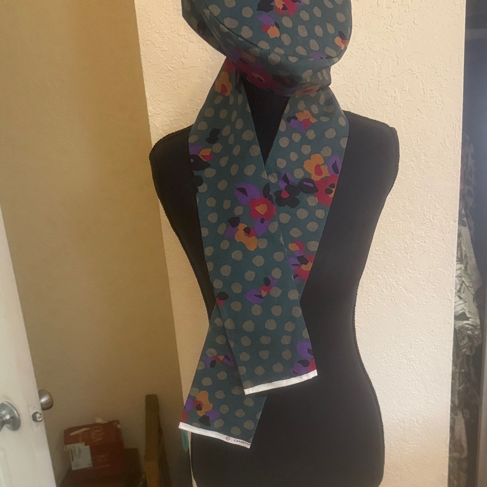 Polka Dot‎ Scarf and Hat Set